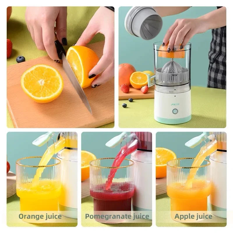 JuiceMax- Espremedor de Frutas Inox eletrico.