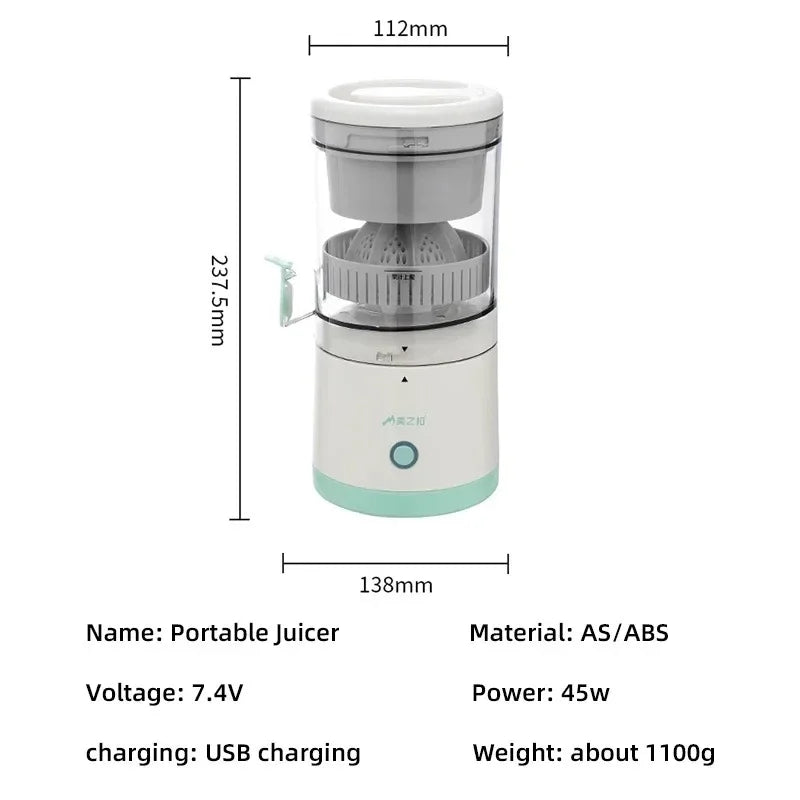 JuiceMax- Espremedor de Frutas Inox eletrico.